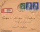 Lettre Recommandée Brockau (Kr Breslau) Double Censure WWII - Lettres & Documents