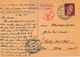 Entier Cachet Manuel Schmerbach Depart Creglingen Wurtemberg Censure WWII - Lettres & Documents