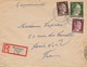 Lettre Recommandée Hitler Wendlingen (Neckar) Censure WWII - Lettres & Documents