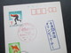 Delcampe - Asien / Japan 50 Ganzsachen / Bildkarten! Rote Sonderstempel / Ungebraucht! Fundgrube! Viele Motive! - Postales