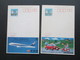 Delcampe - Asien / Japan 50 Ganzsachen / Bildkarten! Rote Sonderstempel / Ungebraucht! Fundgrube! Viele Motive! - Postcards