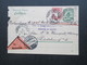 AD Bayern 1908 GA Mit Zusatzfrankatur! Interessante Verwendung! Nachnahme. Glas & Spiegelmanufactur Fürth - Radeburg - Postwaardestukken