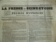 La Presse De Seine Et Oise Feuilles D'Annonces Journal Politique , Industriel Et Judiciaire 5/09/1838 4 Pages - 1800 - 1849