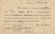 Carte De La Croix Rouge Danoise Danemark Prisonnier De Guerre 1916 Rote Kreuz Copenhague - Documents