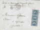 1868 - LETTRE CHARGEE De PARIS => QUIMPER - 1863-1870 Napoleon III With Laurels