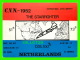 QSL - C.V.N. 1952, THE STARFIGHTER - AVION - NETHERLANDS - 1975 - - Radio Amateur