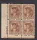Sc#705 #706 &amp; #709 Washington Bicentennial 1-, 1 1/2-, And 4-cent Issues Unused NO GUM Plate # Blocks Of 4 Of Each - Numéros De Planches
