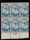 Sc#733 Byrd Antarctic 3-cent Issue Mint Never Hinged MNH Plate # Block Of 6 - Numéros De Planches