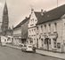 ÄLTERE POSTKARTE RHEINE IBBENBÜRENER STRASSE ZOO WEBER LEBENSMITTEL BÜCKER BAUSTOFFE MÖLLER OVERESCH ESSO TANKSTELLE AK - Rheine