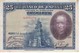 BILLETE DE ESPAÑA DE 25 PTAS DEL AÑO 1928 SIN SERIE CALIDAD MBC (VF)  (BANKNOTE) - 1-2-5-25 Pesetas