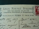 1927 POSTCARD OF "LEGA NAVALE ITALIANA " OF ITALY...///...1927 CARTOLINA DELLA LEGA NAVALE ITALIANA VIAGGIATA - Altri & Non Classificati