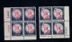 Sc#1041 &amp; 1042 8-Cent Statue Of Liberty Regular Issue, Plate # Block Of 4 MNH Stamps - Números De Placas