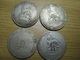 GREAT BRITAIN UK  4 COINS 1 ONE SHILLING SILVER 1921 2 1922  1926 . LOT 2017/2 NUM 4 - I. 1 Shilling