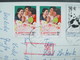 VR China 1972 / 73 Riesenpanda / Asiatische Tischtennismeisterschaften. Postcard Kwangchow. Paddelboot - Briefe U. Dokumente