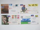 Delcampe - Indonesien 125 Stk. 1954 - 84 FDC / R-Briefe / Luftpost Alles Echt Gelaufen! Einige Blocks 80er Jahre Und 1 Numisbrief. - Indonésie