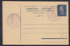 Yugoslavia 1951 Marshal Tito, Postal Stationery 2 Din With Njegos Death Centenary Commemorative Postmark - Ganzsachen