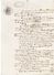 1876 - Acte Notarié - Tp Fiscal "Quittance Reçus Et Décharges" N°1 De Oudiné (10ct) + Tp Fiscal 50c+2/10 En Sus+Tp à Sec - Other & Unclassified