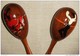 JUEGO DE MARACAS DE MADERA CON FIGURAS DE BAILAOR Y SEVILLANA PINTADOS - Musikinstrumente