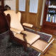 Rare Fauteuil Formant Chaise-longue Louis-Philippe En Acajou Impeccable Restauré - Other & Unclassified