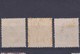 1943 Perak - 2 Scans Japanese Occupation 3v., 1,5,10c Overprinted Scott N29/31/37 MLH, 10 C Used - Perak