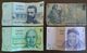 ISRAEL Lot 4 Old Banknotes Notes 1 1958,1 5 10 1978 - Israël