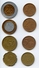 Monnaies Scolaires "EUROS"  Allemagne Série Complète - Fiktive & Specimen