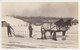 RPPC REAL PHOTO POSTCARD CUTTING ICE ON THE RED RIVER WINNIPEG MANITOBA - Winnipeg