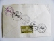 Cover From Israel Registered Tel-aviv-yafo 1957 Animal Horse Fdc Block Of 4 - Briefe U. Dokumente