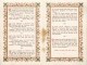 CALENDRIER SPIRITUEL A VOLET XIXeme : RELIGION IMAGE PIEUSE CANIVET SANTINI - Kleinformat : ...-1900