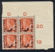 Nederlands Indië - 1948 - 15+10 Cent Pelita Opdruk, Blok Van 4 In Hoekvelrand NVPH 333 - MNH - Nederlands-Indië