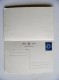 Double Post Card Postal Stationery From Israel Judaica Jewish 1954  Tel Aviv Yafo - Lettres & Documents