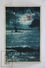 Old 1913 Japan Postcard - Boat On The Sea Illuminated By The Moon Light - Otros & Sin Clasificación