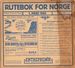 Dienstregeling Horaire Chemins De Fer - Treingids - Rutebok For Norge - Noorwegen 1950 - Europa