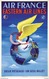 Air France Eastern Air Lines 1950 - Postcard - Poster Reproduction - Publicité