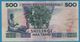 TANZANIA 500 Shilingi ND (1989) Serie BP426463 Sign.3 P# 21a - Tanzanie