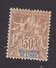 French India, Scott #12, Mint Hinged, Navigation And Commerce, Issued 1892 - Unused Stamps