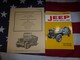 PROMO CADEAU NOEL : Le Best De La Jeep ( BECKER + TM 10.1349 ) WILLYS FORD USA - Fahrzeuge