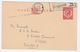 1938 Bristol GB GV Postal STATIONERY CARD Cover Stamps - Stamped Stationery, Airletters & Aerogrammes