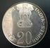 INDIA 20 RUPEES 1973 SILVER PROOF "F.A.O." Free Shipping Via Registered Air Mail - Inde