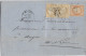 1872 - CERES / SIEGE Sur LETTRE De SAINT MAIXENT (DEUX-SEVRES) => ANGERS - 1870 Beleg Van Parijs