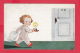 220864 / Illustrator John Wills Art - LITTLE GIRL CANDLE  Toilet , WSSB 8532/1 - Wills, John