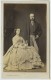 CDV 1860-70 . Edouard Rodrigues , Agent De Change Et Peintre Ami De Corot . Son épouse Née Lucie De Lafaulotte . - Old (before 1900)
