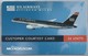 US.- MCI WORLDCOM. U-S AIRWAYS. DIVIDEND MILES. COSTUMER COURTESY CARD. FROM USA. Vliegtuig. 2 Scans - Avions