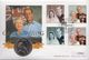 Great Britain Coin Cover With 5 Pounds Coin, Golden Wedding - Other & Unclassified