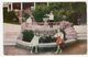 PEORIA, Illinois, USA, Children At Drinking Fountain In Bradley Park, 1912 Gibson Postcard - Peoria