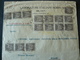 1939 LETTER OF " RECAPITO AUTORIZZATO " WITH 15 POSTAGESTAMPS ..//..15 FRANCOBOLLI DI RECAPITO AUTORIZZATO DA 10 Cent. - Postpaketten