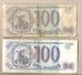 Russia - Banconote Circolate Da 100 Rubli - 1993 Le Due Varietà Emesse - Russia