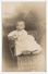 GREAT FALLS, Montana, USA, Zeltz Studio Baby "Grant" Posed On Wicker Chair 1915 RPPC - Great Falls