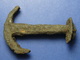 VERY RARE ROMAN REPUBLIC ANCHOR FOR SMALL RIVER OR LAKE BOATS, IRON. I C.A.D. 50 X 37 Mm. - Archäologie