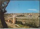 °°° 1629 - ISRAEL - GERUSALEMME - VISTA PANORAMICA DAL MONTE DEGLI ULIVI - 1983 With Stamps °°° - Israele